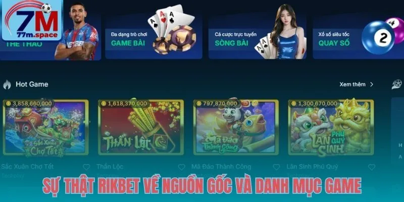 Nguồn gốc hợp pháp và danh mục trò chơi RIKBET đa dạng