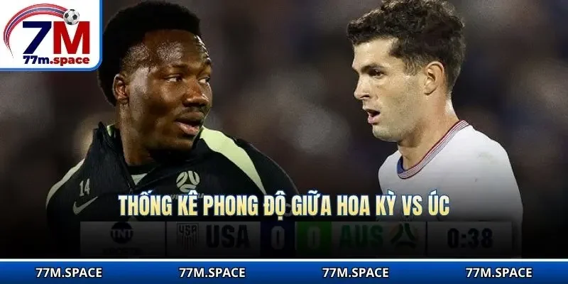 Thống kê phong độ giữa Hoa Kỳ vs Úc